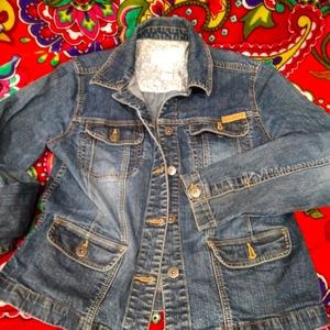 Liz Claiborne Jean Jacket Medium